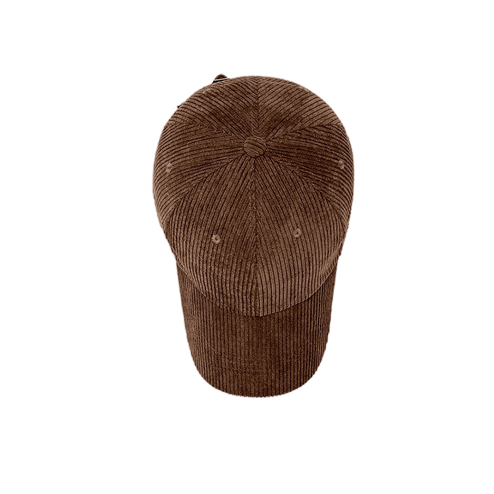 thumbnail image 3 of Gorra de béisbol unisex de pana - Textura suave, visera, correa ajustable - Informal/para actividades al aire libre, 3 of 8
